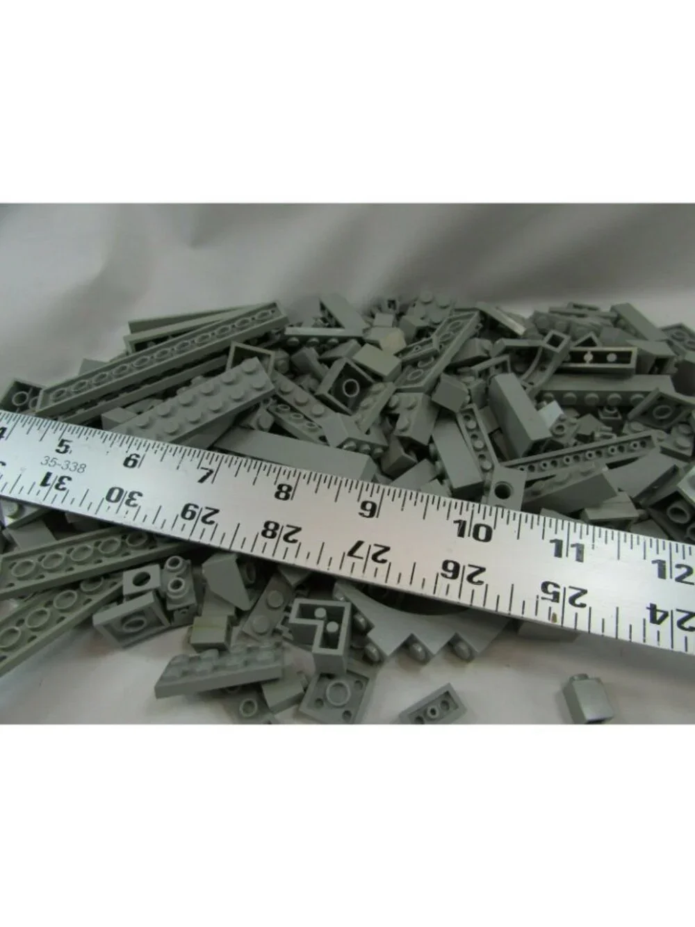 LEGO Lot Light Gray 1/2 LB Legos Pieces Blocks 33515 Grey